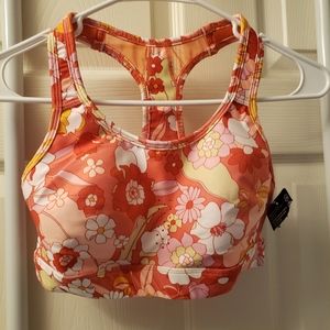 Fun bright sports bra